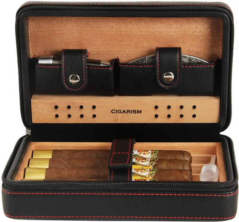 travel cigar humidor case