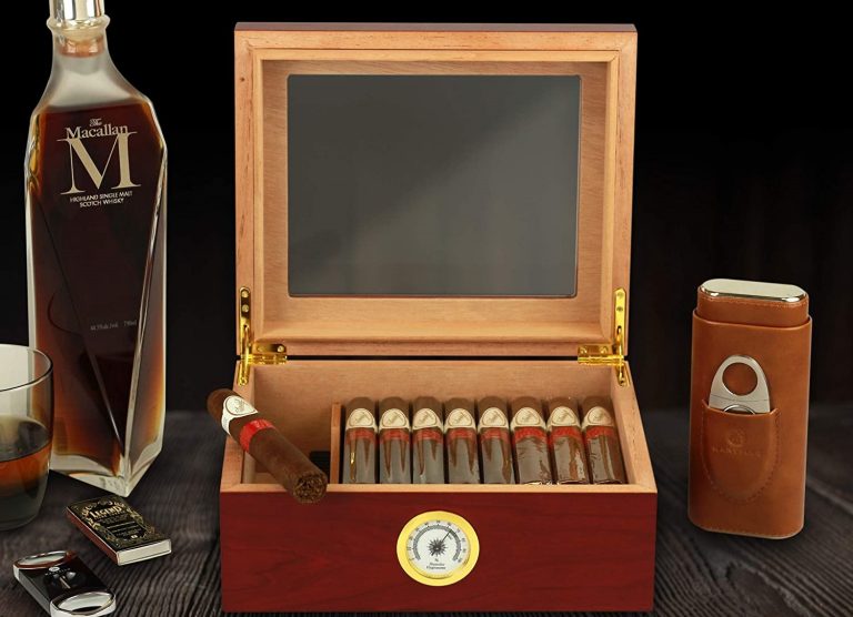 The Mantello 2550 Cigar Desktop Humidor Review My Cigar Site